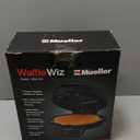 Mueller Heart 5 Waffle Maker, Waffle Iron, Adjustable Browning Control & Nonstick, Cool Touch Handle, Easy to Clean, Small Kitchen Appliances