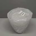 Large Clear Nursery pots for Plants with Saucers,10 pcs 9.5/8.3/7/6/5 inch Thick Plastic Nursery pots for Plants with Drainage Holes for Monstera,Aroid