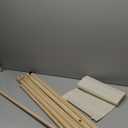 Queekay Baby Clothing Rack for Baby Shower Toddlers Wooden Kids Dress up Rack with Storage Shelf for Toddler Dogs Pets Small Clothes Kids Garment Closet(32.3" H, Natural)