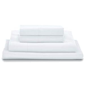 MyPillow Giza Dreams Bed Sheets, 100% Certified Giza Egyptian Cotton, Deep Pocket, Sateen Weave [King, White]