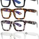 Reading Glasses for Women Men Blue Light Blocking Readers, 1.75x