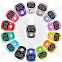 Electronic Finger Counter, Electronic Digital Display, Hand Tally Clicker Counter, Digital Handheld Tally Counter for Counting Numbers Knitting Coaching Golf Lap Fishing School Sports Event