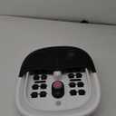 Medical king Foot Spa with Heat and Massage and Jets Includes A Remote Control A Pumice Stone Collapsible Massager with Bubbles and Vibration