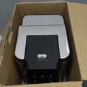 Single Serve Coffee Maker for K-Cup Pod & Grounds, Hot and Iced Coffee Maker, 6 to 14oz Brew Sizes, 50oz Removable Reservoir, Strong Button Feature, Fit 6.5" Mugs, Stainless Steel, Black (11.2 Inch)