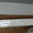 Cordless Light Filtering Mini Blind - 58 Inch Width, 64 Inch Length, 1" Slat Size - Pearl White - Cordless GII Morningstar Horizontal Windows Blinds for Interior by Achim Home Decor