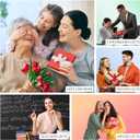 BeeGreen Embroidery Monogram Initial Tote Bag for Women Teacher Mom Friend Personalized Gift for Birthday Beach Work Wedding (Natural & Black)