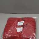 Knitted Christmas Tree Skirt, 48 Inch Cable Knit Design, Thick Rustic Fabric, Farmhouse Xmas Holiday Decoration, Luxury Home Party Décor Red