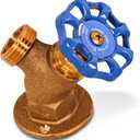 Midline Valve S353H Ceramic Cartridge Sillcock Hose Bibb; 1/2 in. FIP Inlet x 3/4 in. MHT Outlet, Brass