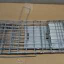 Folding Collapsible Humane Live Animal Cage Trap No-Kill Trapping Kit for Humane Catch Release Rodent Rabbits, Stray Cat, Squirrel, Raccoon, Opossum, All Fit Sized Animals, 2-Door 26" x 9.5" x 10.2"