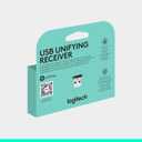 Logitech USB Unifying Receiver, 2.4 GHz Wireless Technology, USB Plug Compatible with All Unifying Devices Like Wireless Mouse and Keyboard, PC/Mac/Laptop - Black
