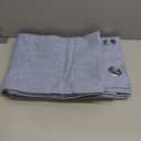 MIULEE Linen Texture Curtains for Bedroom Solid 100% Blackout Thermal Insulated Stone Blue Curtains Grommet Room Darkening Drapes Luxury Decor for Living Room Nursery 52x72 Inch (2 Panels)