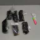 Passion Twist Crochet Hair 10 Inch 6 Packs Pre-Twisted, Pre-Looped, Wavy, Curly, Short Bohemian Crochet Braids Hair for Black Women, Kids & Girls (10 Inch,1B)