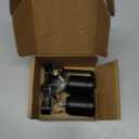 2 Pieces Self Adhesive Curtain Rod Bracket, Universal Plastic Curtain Rod Holders, No Drill Curtain Rod Brackets Curtain Rod Hooks for Bathroom, Bedroom, Livingroom, Kitchen (Black)