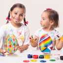 BESTOYARD 2Pcs 8-Inch White Craft Foam Eggs for DIY Polystyrene Decorations, Painting, School Projects, and Festival Crafts (7.87 x 5.11 x 5.11 inch)