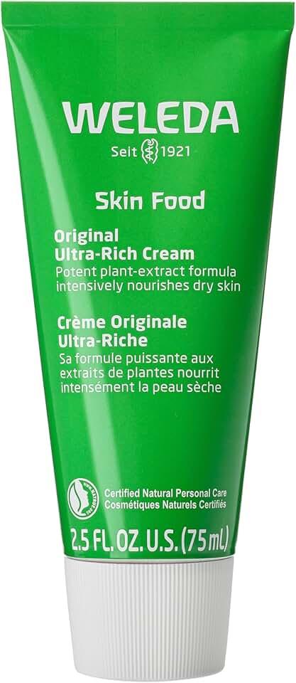 Weleda Skin Food Original Ultra-Rich Body Cream 2.5 Fluid Ounce, Plant Rich Hydrating Moisturizer with Pansy, Chamomile and Calendula Natrue, Pack Of 10
