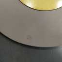 Boho Round Side Table Living Room, Natural Marble Desktop end Tables with Boho Minimalist Metal Floral Base, Modern Decor Bedside nightstand Coffee Table for Living Room Bedroom Sofa Balcony