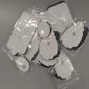 TENS/EMS Unit Replacement Pads NURSAL 20 Pack 3.5mm Snap Electrode Patches for Electrotherapy, Reusable Self-Adhesive Electrodes Pads, Compatible with Belifu, AVCOO, MEDVICE TENS (White)