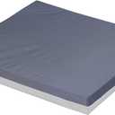 Drive Medical 14888 Skin Protection Gel "E" Wheelchair Seat Cushion, Gel Seat Cushion With Non-Slip Removable Cover, 18" x 16" x 2", 1 Count