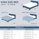 CozyLux King Size Comforter Set Beige - 7 Pieces Bed in a Bag King, Luxury Soft Bed Set for All Seasons, Bedding Set with Down Alternative Comforter, Sheets, Pillowcases & Shams