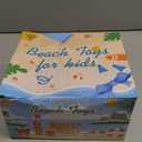 Beach Toys, Sand Toys for Toddlers 3-5, Sandbox Toys with Dump Truck, Collapsible Beach Bucket, Sand Castle Building kit, Sand Molds, Beach Shovel, Mesh Bag, Travel Toys for Kids Ages 4-8