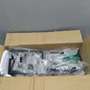 ZGLAOJTBlack 8-Light Ceiling Light, Modern Semi Flush Mount Ceiling Light Fixture,Metal Chandelier for Farmhouse Dining Room Living Room Bedroom Kitchen.