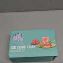 WIBIMEN Large Ice Cube Molds, Big Round Whiskey Ice Cube Trays for Freezer, Easy to Fill & Release, Whiskey Bourbon Cocktail(1.9In*6 Balls- Blue/2 Pack)