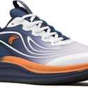 Men's Orthopedic Road Running Shoes: Plantar Fasciitis Arch Support Neuropathy Foot Heel Pain Relief Trail Sneakers, Indoor Adjustable Fit Lightweight Tennis Sneakers Dark Blue, Size 12