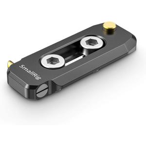 SMALLRIG Universal Low-Profile Quick Release NATO Rail Safety Rail 50mm/2inches Long with 1/4'' Screws for NATO Handle Camera Cage EVF Mount  BUN2468