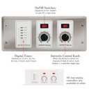 Infratech 2 Zone Analog Controller w/Digital Timer, Part No. 30-4046