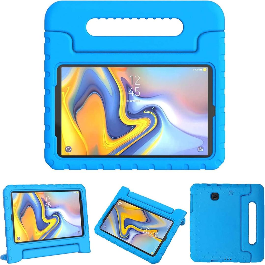 Kids Case for Samsung Galaxy Tab A 8.0 2018(Model: SM-T387), Shockproof Light Weight Protective Handle Stand Durable Cases for Galaxy Tab A 8 Inch 2018 Release,Blue