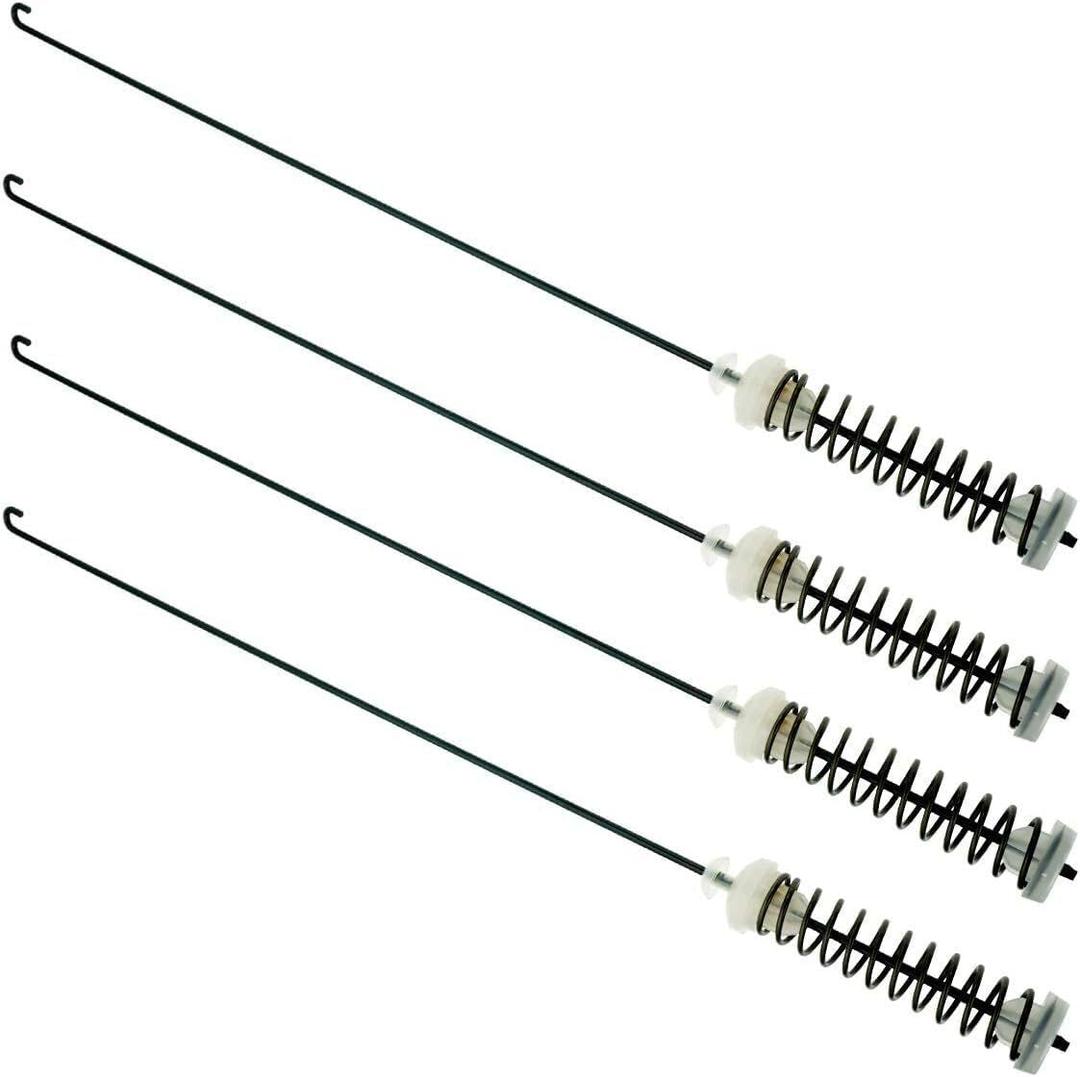 For Whirlpool W10780045 Washer Suspension Rod Spring Kit, 25-1/2 in.