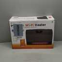 NEW Touch Screen - 1500 Watt ~ Infrared Space Heater ~ Wall Mounted ~ Wifi Enabled Grey with WIFI (Gray)
