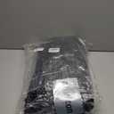 QNLONG Magnetic Thermal Insulated Door Curtain Fits 34"X82" Doors, Thermal Door Cover for Winter Curtain Size 36x84 Inch Oxford and Cotton Fill (Black)