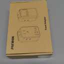 International Power Adapter Set, US to EU/UK/AUS/Japan Universal Travel Adapter- 4 AC Outlets 4 USB Ports (2 USB C), Worldwide Travel Plug Adapter Kit Include Type F/G/I/C/B/A Detachable Charger Plug