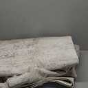 9' X 12' Ivory And Brown Abstract Area Rug