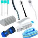 Elkanah Cleaning Brushes for Household use Small Cleaning Brushes for Small Spaces Sink Bathroom Deep Cleaning Supplies Set of 20