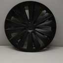 BASENOR Tesla Model Y Wheel Covers 19 Inch Hubcaps Replacement Hub Caps OEM Rim Protector (Proprietary Design) Black Wheel Caps Car Protection for Tesla Exterior Accessories