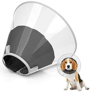 Dog Cone Collar for Recovery: Soft Elizabethan Collar Alternative to Stop Licking, Adjustable Pet Cone for Large, Medium, Small Dogs, for Surgery, Spay, Injury, Skin Treatment XL