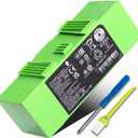 ABL-F Battery Replacement for Roomba Compatible with Roomba i7 i7+ i8 i8+ j9 j9+7150 7156 7158 7550 7558 i6 i4 4150 i4+ 4550 4552 i3 i3+ e5 e5150 e5152 e5154 e5158 e6 J7 4460mAh 64.2Wh (ABL-F Green High Capacity)