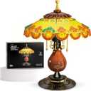 Retro-Style Table Lamp Toy Building Set, Home Dcor Accessory for Adults, Gift for Valentines Day for Her & Him - 804 Pieces (Mini Building Blocks)