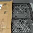 MYPET North States Paws Portable Pet Gate: 26-40" Wide. Pressure Mount. No Tools Needed. Made in USA, 23" Tall, Expandable, Durable Dog Gates for Doorways, Fieldstone Gray