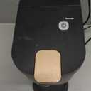 Single Serve One Cup Coffee Maker, for K Cups and Grounds, Mini Coffee Maker with Portable Handle, 6 to 12 Oz Brew Size, for Travel, Camping, Office, RV and Dorm, 120V, Black and Gold