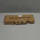 Door Hinge Adjustment Tool, 4 in 1 Heavy Duty Steel Hinge Gap Adjusting Wrench, Door Hinge Repair Spanner Fits Knuckle 0.55 to 0.98 Inch Residential & Commercial Use