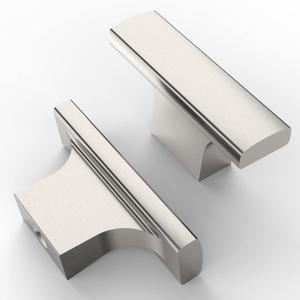 Amerdeco 10 Pack Brushed Satin Nickel Cabinet Knobs 2 Inch (50MM) Single Hole Cabinet Pulls Kitchen Cabinet Knobs Drawer Knobs ZH0026