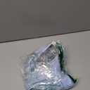 Peloton Womens High Neck Racerback Bra (Large-X-Large, Washed Blue)