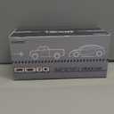 Toy Truck with ATV Motorcycle Alloy Truck Model with Sound and Light Effect Pull Back Cyber Pickup Ideal Charistmas Gift Age for 3+ (Red)