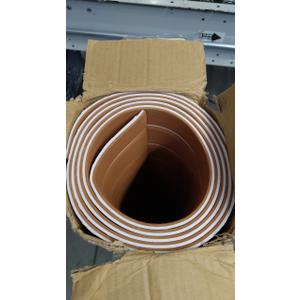 KXKZREN Boat Flooring EVA Foam Decking Sheet Faux Teak Marine Mat Marine Carpet Cooler Tops Non-Slip Self-Adhesive Flooring for Motorboat RV Yacht Kayak Swim Platform 94" x 47"/44"/35"/23"/16" (44 x 94 inch, Brown With White Seam Lines)