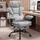 ALLGOD Office Chair, Big and Tall Desk Chair with Pocket Spring Cushion, 22.83 x 29 x 22 inches