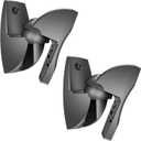 Vogel's VLB 500 Universal Speaker Wall Mount Set Swivels up to 180 (Left/Right) Can be Tilted up to 20 Pre-Assembled Max. 11 lbs (5 kg) Black 2 mounts