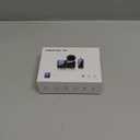 PQRQP 3 in 1 Microphone for iPhone/Android/Camera, Wireless Microphones, 328ft Transmission, 18H Battery Life, Mini Microphone for Record Interview, Vlogs, Tiktok (Ebony Black)